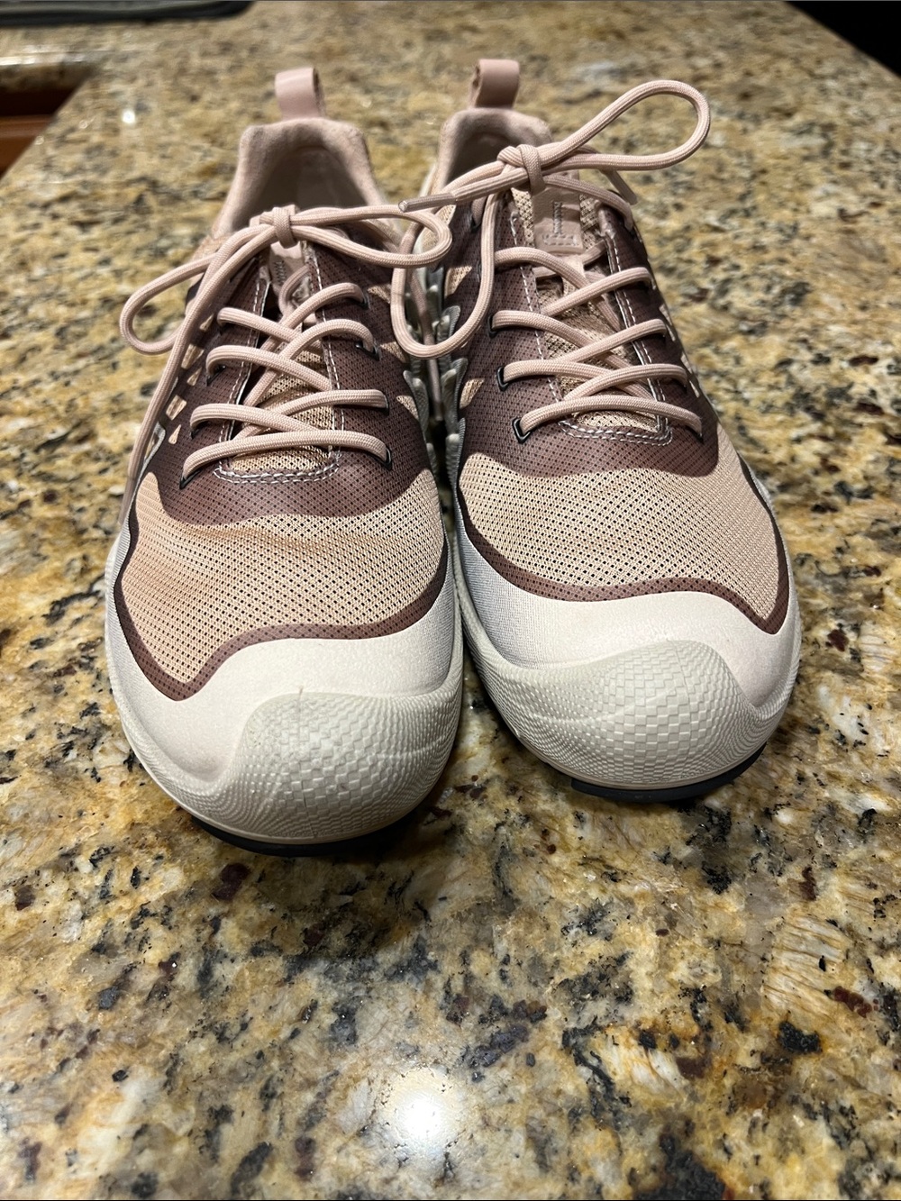 Ecco biom Women's Pink and Brown Lightweight Sneakers